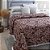 Colcha Chenille Canelada Valentina 220x240cm Vinho Jolitex - Imagem 2