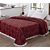 Colcha Chenille Canelada Isadora 220x240cm Vermelho e Preto Jolitex - Imagem 2