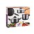 Conjunto de Panelas antiaderente Tampa de Vidro 4 peças Preto Prestige Marcolar - Imagem 3