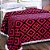 Colcha Chenille Canelada Gabriela 220x240cm Vermelho Jolitex - Imagem 1