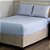 Jogo de Cama S Ponto Palito Casal 3 Pçs 180F Azul Sonhare - Imagem 2
