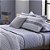 Jogo de Cama Duplo Queen 4 Peças Percal 180 Fios Gales Sonhare Prata Sultan - Imagem 4