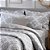 Jogo de Cama Duplo Queen 4 Peças Percal 180 Fios Marrocos Sonhare Prata Sultan - Imagem 4