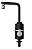 Torneira Slim 4T Bancada Black 5500W 220V Hydra - Imagem 3