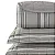 Kit Cobreleito Queen Listrado Sofistic 3pcs Twill - Lynel - Imagem 3