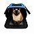 Bolsa Pet Cabine Azul 43x31,5x20 cm para Cães e Gatos - Imagem 1