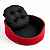Cama para Cachorro com Colchão Removível e Fundo Impermeável Porte Pequeno - Cor Vermelha - Imagem 3