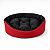 Cama para Cachorro com Colchão Removível e Fundo Impermeável Porte Pequeno - Cor Vermelha - Imagem 2