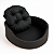 Cama para Cachorro Porte Pequeno Preto – Colchão Removível e Fundo Impermeável - Imagem 3