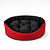 Cama para Cachorro com Colchão Removível e Fundo Impermeável Porte Médio e Grande - Cor Vermelha - Imagem 3