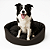 Cama para Cachorro com Colchão Removível e Fundo Impermeável Porte Médio e Grande - Cor Preto - Imagem 1