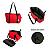 Bolsa de Passeio para Cães e Gatos | Transporte Seguro e Confortável - Cor Vermelha - Imagem 5