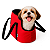 Bolsa de Passeio para Cães e Gatos | Transporte Seguro e Confortável - Cor Vermelha - Imagem 1