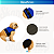 Coleira Peitoral Preta para Cachorro com Guia – Ajustável e Ergonômica - Imagem 5