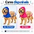 Capa de chuva transparente para cachorro refletiva rosa azul Skapetshop® - Imagem 5
