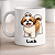 Caneca Personalizada Pet 325ml em Porcelana Branca | Foto Cartoon + Nome | Skapetshop - Imagem 1