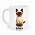 Caneca Personalizada Pet 325ml em Porcelana Branca | Foto Cartoon + Nome | Skapetshop - Imagem 4
