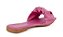 Mule Rasteira Franzida Napa Flamingo Pink - Imagem 3