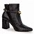 Bota Cano Curto Corrente Reptilia Preto 276014C - Imagem 2