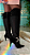 Bota Cano Longo Bendito Glam Luxor Nobuck Preto - Imagem 1