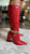 Bota Cano Longo Corrente Reptilia Cereja Pink - Imagem 1