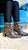 Bota Cano Curto Strass Krizia New Antique Onça 186946B - Imagem 1