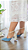 Scarpin Salto Geométrico Tiras Cruzadas Jeans Verniz Off White 274352F - Imagem 1