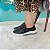 Tênis Slip On Flatform Lantejoulas New Mestiço Preto - Imagem 1