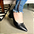 Scarpin Beira Rio Salto Bloco Preto  418220P - Imagem 2