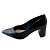 Scarpin Beira Rio Salto Grosso Preto  424120P - Imagem 2