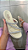 Papete Rasteira 3 tiras Strass Fly Tech Off White - Imagem 1