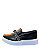 Tênis Slip On Laço Strass Napa Preto - Imagem 3