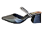 Mule Bico Fino 2 em 1 Tira Strass Napa Preto 180006P - Imagem 2