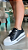 Tênis Flatform Tachas New Pele Preto - Imagem 1