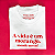 Camiseta A Vida É Um Morango Socado no C* - Branco - Imagem 2