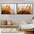 Conjunto de 2 Quadros Decorativos Ramos Amarelos. Artista: Bruna Marchioro - Imagem 1