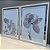 Conjunto de 2 quadros decorativos Floral delicado com detalhe em Espelho. - Imagem 1