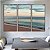 Conjunto com 3 quadros decorativos Praia. - Imagem 1