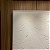 Quadro Decorativo Minimalista Textured White 1,00x1,50cm com moldura madeira branca. - Imagem 2