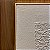 Conjunto 2 Quadros Decorativos Maxi Textured White 55x55cm cada com moldura madeira crua. - Imagem 5