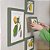 Conjunto com 4 quadros decorativos pintura a óleo Limão Siciliano- Medida 42x42 e 3x 32x22 com moldura Verde. - Imagem 3