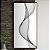 Quadro decorativo Abstrato Linhas em ondas pretas. - Imagem 1
