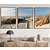 Conjunto com 3 quadros caminho para a praia. - Imagem 1