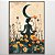 Quadro Decorativo Mulher florida e Lua. - Imagem 1