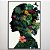Quadro Decorativo Mulher Floral. - Imagem 1