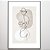 Quadro Decorativo Minimalista com fundo aquarela. - Imagem 1