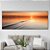 Quadro decorativo Mar e céu laranja. - Imagem 1