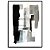 Quadro Decorativo Abstrato Tons escuros. Artista: Jonathan Borba - Imagem 1