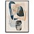 Quadro Decorativo Abstrato Tons frios. Artista: Jonathan Borba - Imagem 1