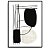 Quadro Decorativo Abstrato escuros. Artista: Jonathan Borba - Imagem 1
